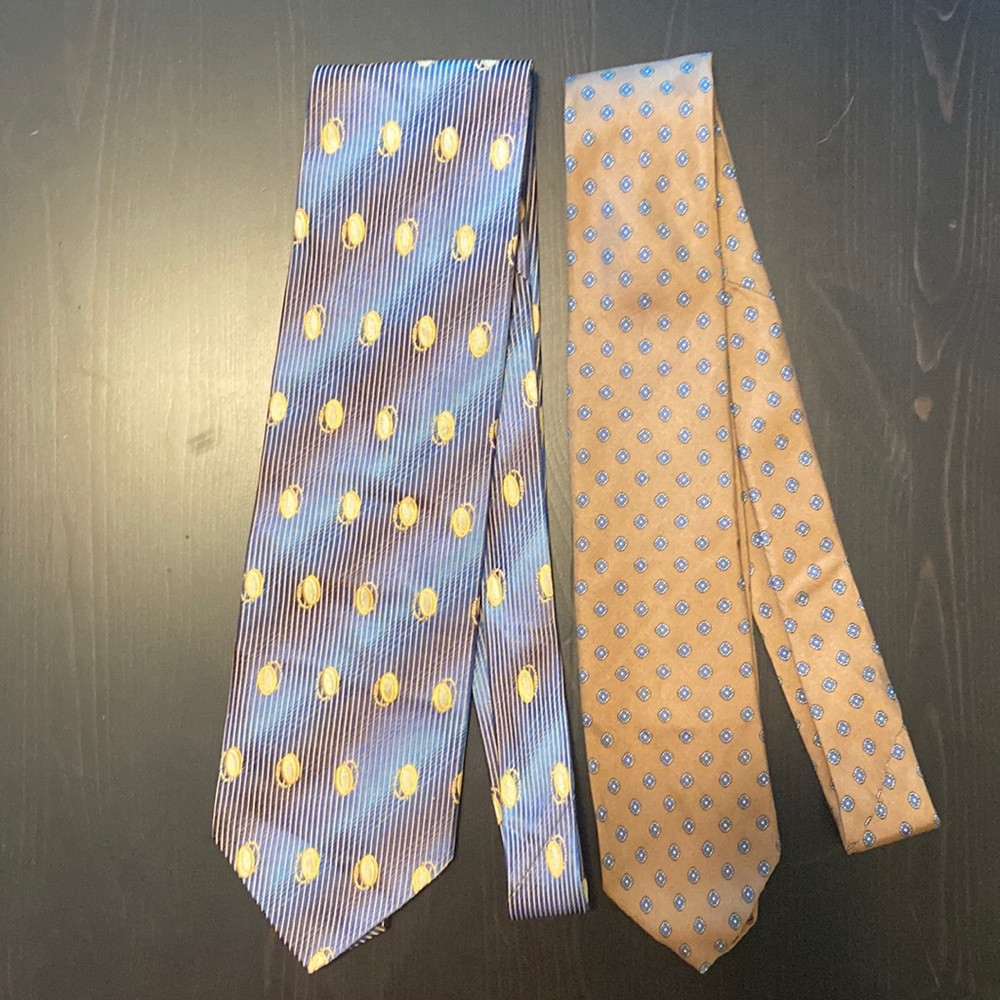 Bugatchi and Dior Silk Ties
